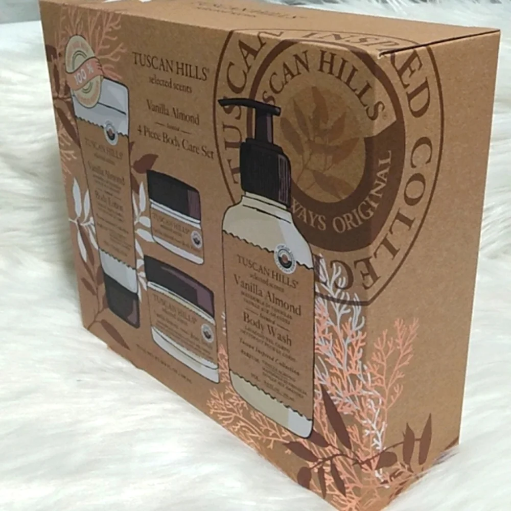 FINAL SALE! NWT Tuscan Hills Vanilla Almond Lotion, Body Butter, Scrub, Wash